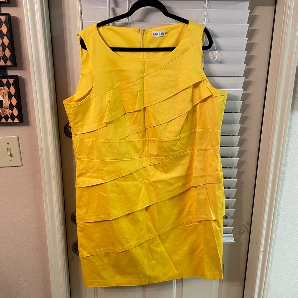 🍁LOWEST PRICE SALE🍁  MARVIN RICHARDS: Yellow Dress 20W